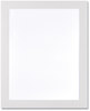 A Picture of product DEF-68776W deflecto® Self Adhesive Sign Holders 8.5 x 11 Insert, Clear with White Border, 2/Pack