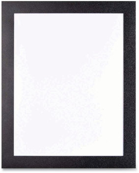 deflecto® Self Adhesive Sign Holders 11 x 17 Insert, Clear with Black Border, 2/Pack