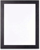 A Picture of product DEF-68886B deflecto® Self Adhesive Sign Holders 11 x 17 Insert, Clear with Black Border, 2/Pack