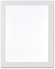 A Picture of product DEF-68886W deflecto® Self Adhesive Sign Holders 11 x 17, Clear with White Border, 2/Pack