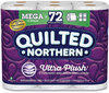 A Picture of product GPC-874685 Quilted Northern® Ultra Plush Septic Safe Bathroom Tissue Mega Rolls. 3-Ply. White. 284 sheets/roll, 18 rolls/carton.