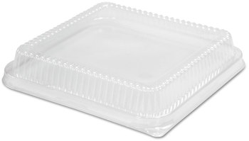 HFA® Plastic Dome Lids Lid, 10.75 x 10.19 1.63, Clear, 100/Carton