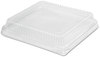 A Picture of product HFA-321LDL HFA® Plastic Dome Lids Lid, 10.75 x 10.19 1.63, Clear, 100/Carton