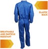 A Picture of product KCC-58506 KleenGuard™ A20 Breathable Particle Protection Coveralls Zip Front, Elastic Back, Wrists, Ankles, 3X-Large, Blue, 20/Carton