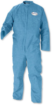 KleenGuard™ A20 Breathable Particle Protection Coveralls Particle-Pro Zip, 4X-Large, Blue, 24/Carton