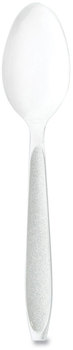 SOLO® Impress™ Heavyweight Full-Length Polystyrene Cutlery Teaspoon, White, 100/Box, 10 Boxes/Carton