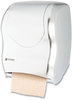 A Picture of product SJM-T1370SS San Jamar® Tear-N-Dry Touchless Roll Towel Dispenser 16.75 x 10 12.5, Silver