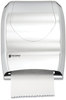 A Picture of product SJM-T1370SS San Jamar® Tear-N-Dry Touchless Roll Towel Dispenser 16.75 x 10 12.5, Silver