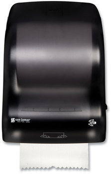 San Jamar® Simplicity Mechanical Roll Towel Dispenser 15.25 x 13 10.25, Black