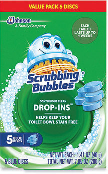 Scrubbing Bubbles® Drop-Ins Toilet Cleaning Tablets 1.41 oz 5/Pack