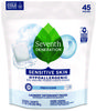 A Picture of product SEV-22977 Seventh Generation® Natural Laundry Detergent Packs Powder, Unscented, 45 Packets/Pack