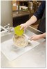 A Picture of product MMM-96HEX Scotch-Brite™ Dual Purpose Scour Pad 5 x 5.75, Green/Yellow, 15/Carton