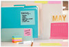 A Picture of product MMM-R440WASS Post-it® Pop-up Notes Super Sticky Refill Note Ruled, 4" x Aqua Wave, 90 Sheets/Pad, 5 Pads/Pack