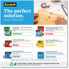 A Picture of product MMM-600K3 Scotch® Transparent Tape 1" Core, 0.75" x 27.77 yds, Crystal Clear, 3/Pack