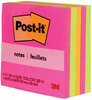 A Picture of product MMM-6755LAN Post-it® Notes Original Pads in Poptimistic Colors Collection 4" x 100 Sheets/Pad, 5 Pads/Pack