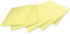 A Picture of product MMM-654R5SSCY Post-it® Notes Super Sticky 100% Recycled Paper 3" x Canary Yellow, 70 Sheets/Pad, 5 Pads/Pack