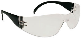 Bouton® Zenon Z12™ Rimless Indoor/Outdoor Optical Eyewear Anti-Fog, Scratch-Resistant, Clear Lens, Black Temples