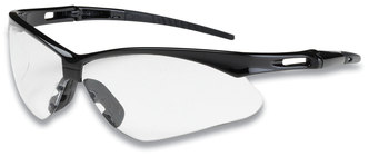 Bouton® Anser™ Optical Safety Glasses Anti-Fog, Scratch-Resistant, Clear Lens, Black Frame