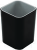 A Picture of product AVT-37680 Advantus Fusion Pencil Cup Plastic, 2.99 x 3.96, Black/Gray