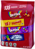 A Picture of product SKT-29689 MARS Skittles, Starburst & Life Savers Fun Size Fruity Candy Assortment and 45.85 oz Bag, 135 Pieces, Individually Wrapped