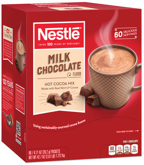 Nestlé® Hot Cocoa Mix Milk Chocolate, 0.71 oz Packet, 60 Packets/Box