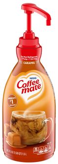 Coffee mate® Liquid Creamer Pump Bottle Caramel, 50.7 oz