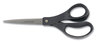 A Picture of product FSK-1067262 Fiskars® Everyday Scissors 8" Long, 3.75" Cut Length, Straight Black Handle