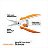 A Picture of product FSK-1069767 Fiskars® Micro-Tip® Easy Action™ Scissors 6.1" Long, 1.75” Cut Length, Orange/White Handle