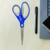 A Picture of product ACM-17836 Westcott® Scissors with Antimicrobial Protection 8" Long, 3.25" Cut Length, Straight Blue/Gray Handle, 2/Pack