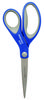 A Picture of product ACM-17836 Westcott® Scissors with Antimicrobial Protection 8" Long, 3.25" Cut Length, Straight Blue/Gray Handle, 2/Pack