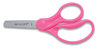 A Picture of product ACM-16454 Westcott® For Kids Scissors Rounded Tip, 5" Long, 1.75" Cut Length, Straight Assorted Color Handles, 6/Pack