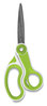 A Picture of product ACM-17444 Westcott® CarboTitanium® Bonded Scissors 8" Long, 3.25" Cut Length, Straight White/Green Handle