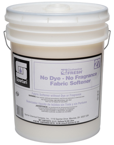 Clothesline Fresh®  No Dye - No Fragrance Fabric Softener 27  5 Gallon