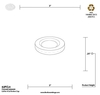 A Picture of product FIS-42PCL4 3" Lid for 4 oz portion Cup
