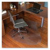 A Picture of product ESR-132775 ES Robbins® EverLife® Workstation Chair Mat for Hard Floors With Lip, 66 x 60, Clear