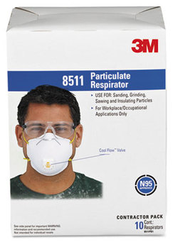 3M™ Particulate Respirator Mask.  N95 Rated.  10 Masks/Box.