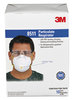 A Picture of product 966-805 3M™ Particulate Respirator Mask.  N95 Rated.  10 Masks/Box.