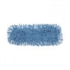 A Picture of product BWK-1124 Boardwalk® Cotton/Synthetic Looped-End Dust Mop Head. 24 X 5 in. Blue.