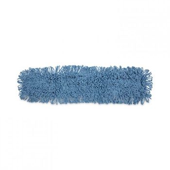 Boardwalk® Cotton/Synthetic Looped-End Dust Mop Head. 36 X 5 in. Blue.