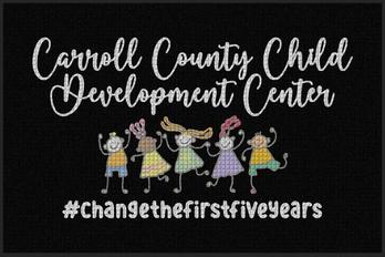 Logo Mat Waterhog Impressions HD 4'x6' Horizontal Carroll Co Child Development Center