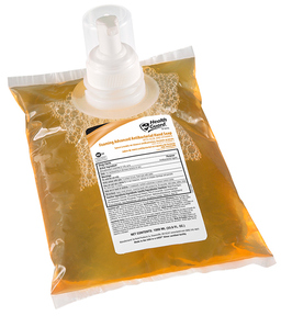 Kutol Health Guard® Foaming Advanced Antibacterial Hand Soap Bag. 1000 mL. Amber. Citrus-Spice scent. 6/case.