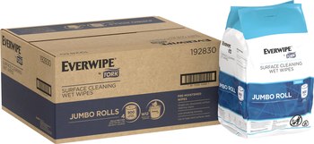 Everwipe® by Tork® Surface Cleaning Wet Wipe Jumbo Rolls 4/900