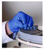A Picture of product AXC-ACNPF48100 AMMEX® Professional Powder-Free Nitrile Exam Gloves. Size X-Large. 3 mil. Blue. 100/box.