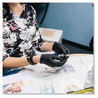 A Picture of product AXC-ABNPF46100 AMMEX® Professional Powder-Free Nitrile Exam Gloves. Size Large. 3 mil. Black. 100/box, 10 boxes/carton.