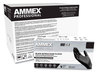 A Picture of product AXC-ABNPF46100 AMMEX® Professional Powder-Free Nitrile Exam Gloves. Size Large. 3 mil. Black. 100/box, 10 boxes/carton.
