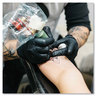A Picture of product AXC-ABNPF46100 AMMEX® Professional Powder-Free Nitrile Exam Gloves. Size Large. 3 mil. Black. 100/box, 10 boxes/carton.