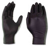 A Picture of product AXC-ABNPF46100 AMMEX® Professional Powder-Free Nitrile Exam Gloves. Size Large. 3 mil. Black. 100/box, 10 boxes/carton.