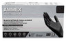A Picture of product AXC-ABNPF46100 AMMEX® Professional Powder-Free Nitrile Exam Gloves. Size Large. 3 mil. Black. 100/box, 10 boxes/carton.