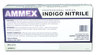A Picture of product AXC-AINPF44100 AMMEX® Professional Powder-Free Nitrile Exam Gloves. Size Medium. 3 mil. Indigo. 100/box.