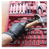 A Picture of product AXC-GPNB46100 GloveWorks® by AMMEX® Industrial Powder-Free Disposable Nitrile Gloves. Size Large. 5 mil. Black. 100 gloves/box, 10 boxes/carton.